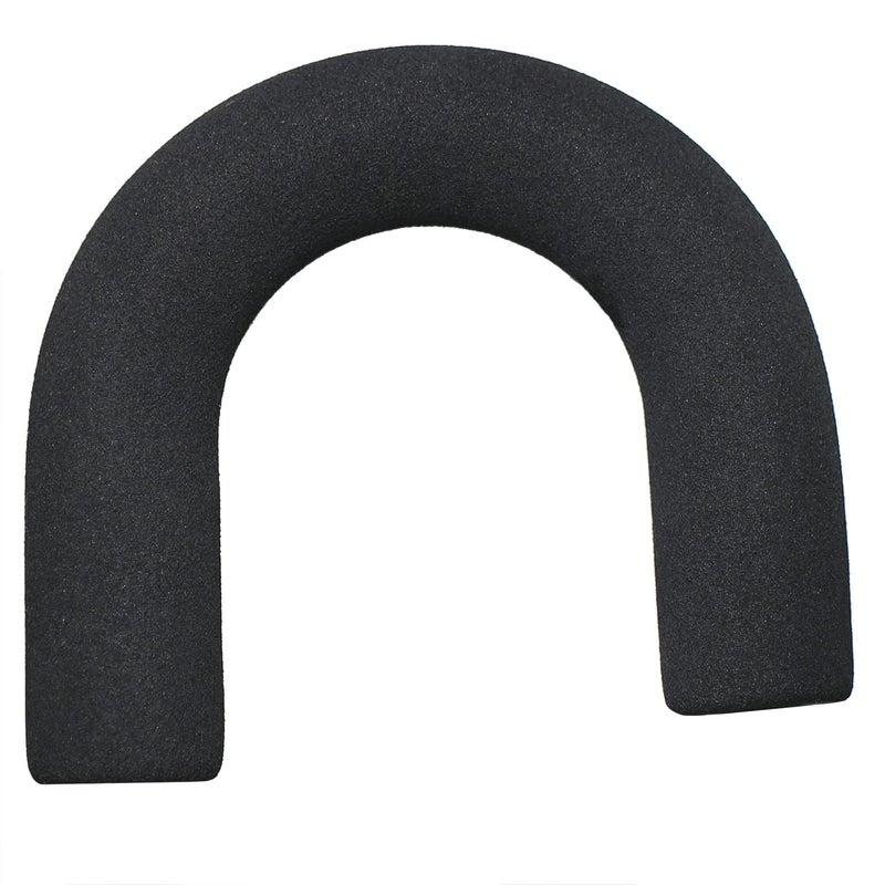 DMI MABIS Foam Hand Grip Replacement for Standard Handle Canes, Thick Cushioned Foam, Black - Image 1