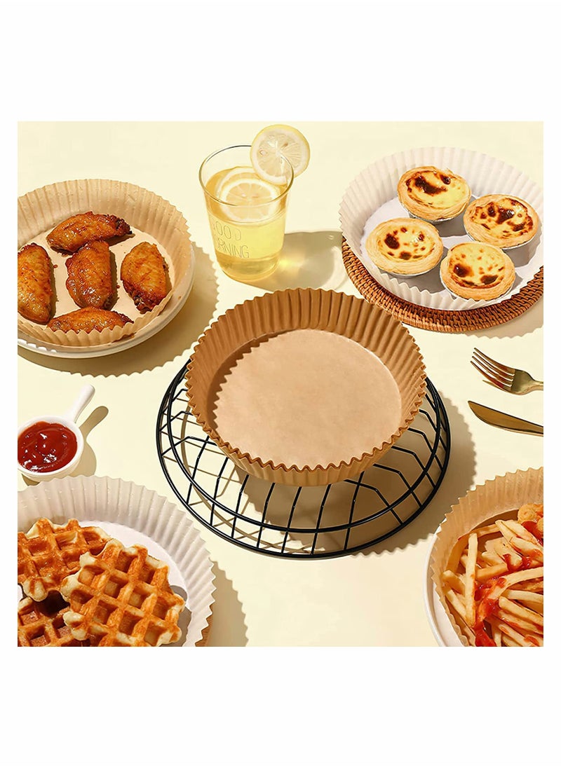 Excefore - Air Fryer Disposable Paper Liner 100pcs with 100pcs Disposable Gloves - Image 1