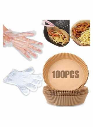 Air Fryer Disposable Paper Liner 100pcs with 100pcs Disposable Gloves - pzsku/Z50C3BBE9E2E1DB28A9B2Z/45/_/1717037670/763a94d9-903e-44db-a8d8-d7d10f2a9497