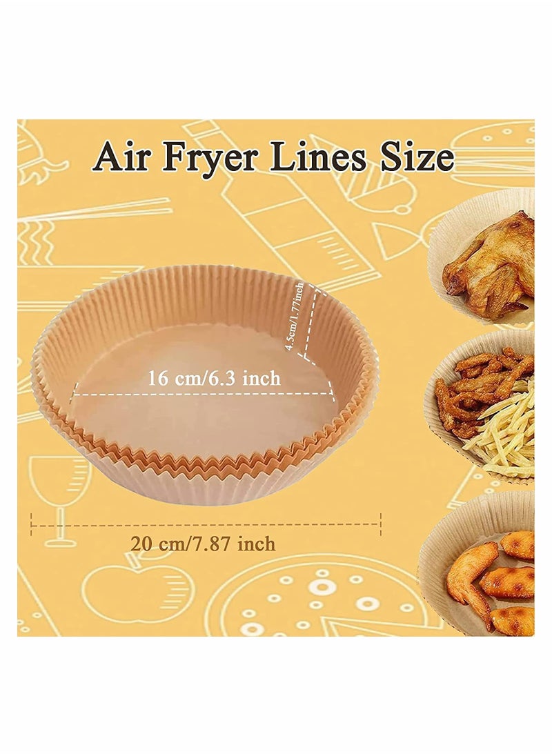 Excefore - Air Fryer Disposable Paper Liner 100pcs with 100pcs Disposable Gloves - Image 1
