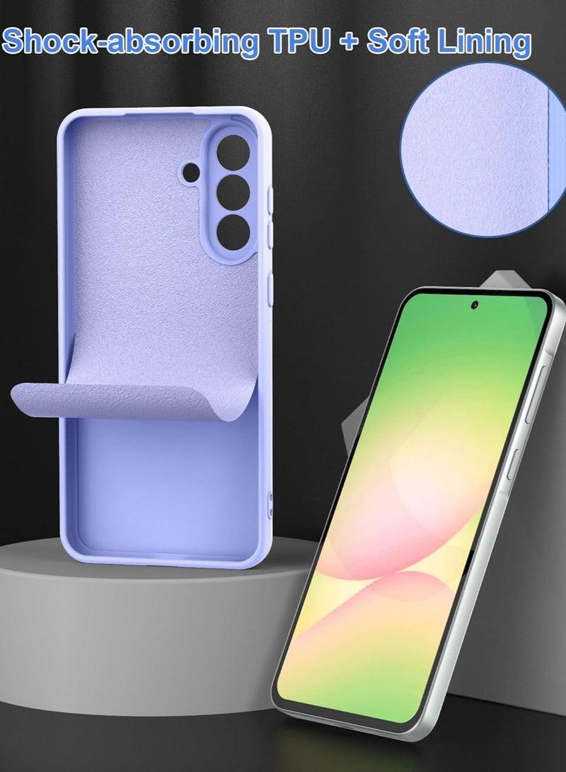 BORTONY Samsung Galaxy A56 Case Liquid Silicone Case with Soft Microfiber Lining Cushion Protective Cover for Samsung Galaxy A56 5G 6.7-inch - Image 5