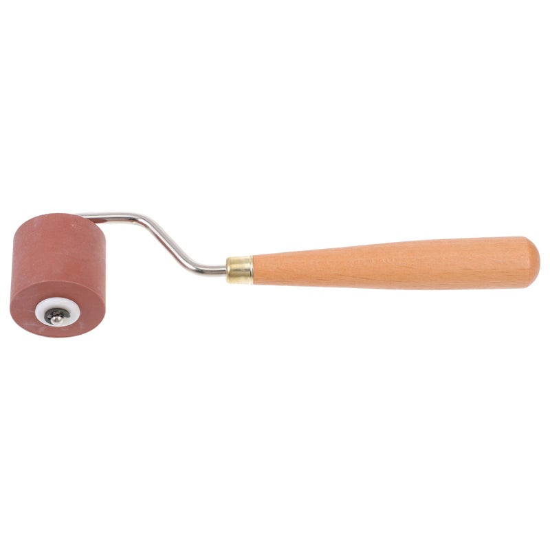 Premium Rubber Ink Roller For Printmaking And Craft Projects Lightweight Easy Clean Comfortable Grip - Image 2