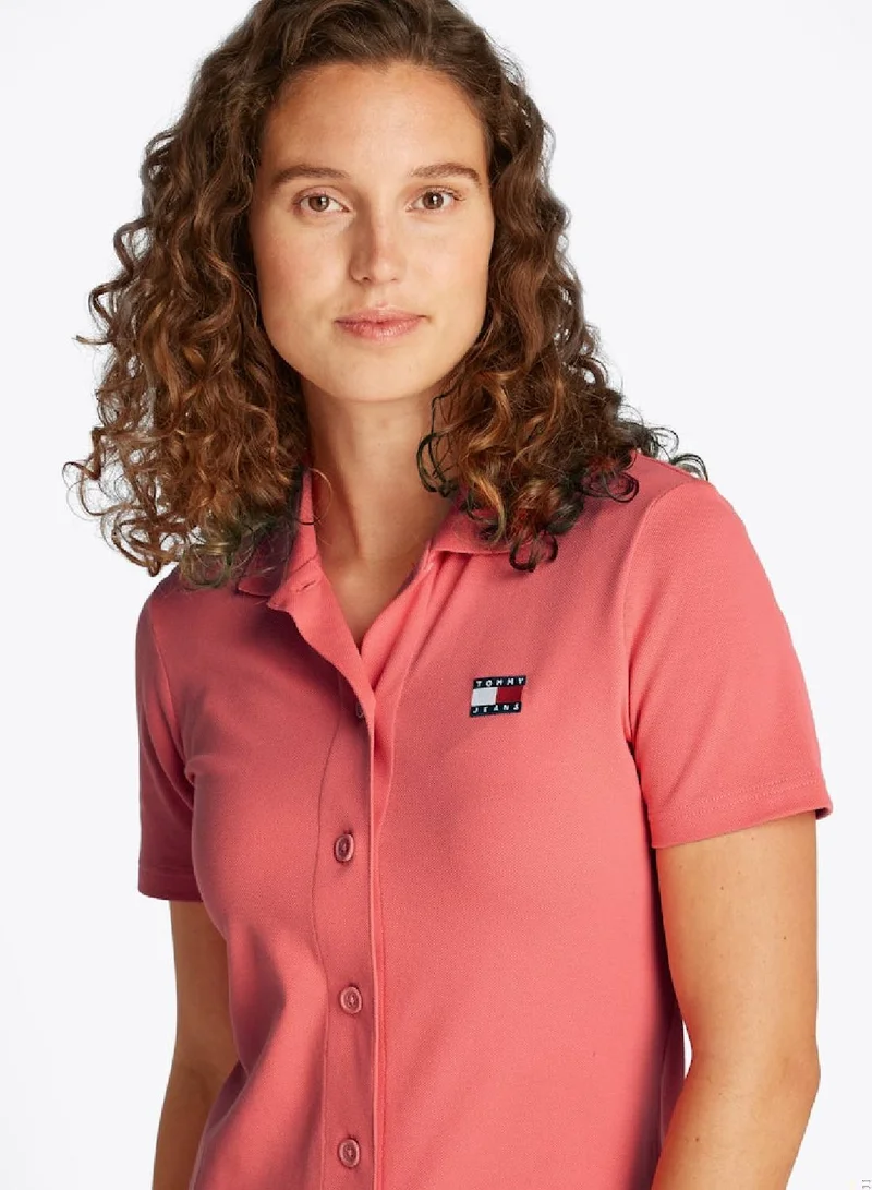 TOMMY JEANS Button-Up Mini Dress