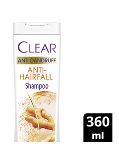 CLEAR Anti Dandruff 2IN1 Shampoo and Conditioner Anti Hairfall, for 10X Stronger Hair, 360ML  - Image 3