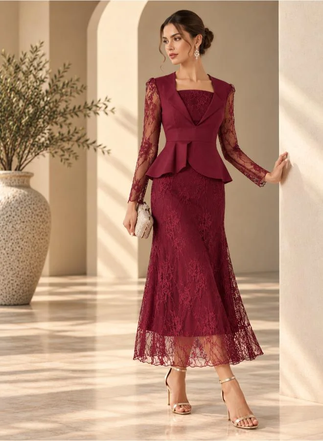Khizana Lace Mock Top Dress