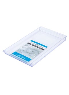 InterDesign Durable and Clarity Vanity Organizer Tray Clear 12 x 7 x 1 Inch 38480 