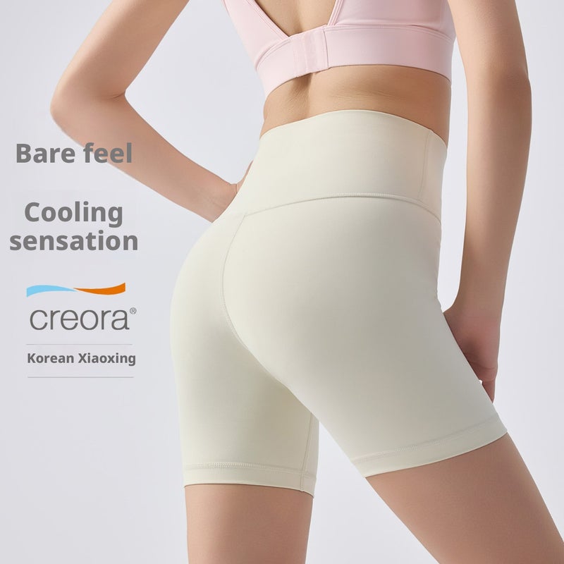 Women's High-Waist Yoga Shorts Quick-Dry 4-Inch Inseam - Image 3