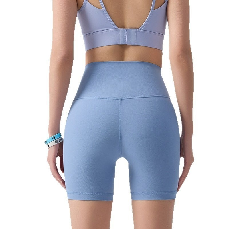 Women's High-Waist Yoga Shorts Quick-Dry 4-Inch Inseam - Image 5