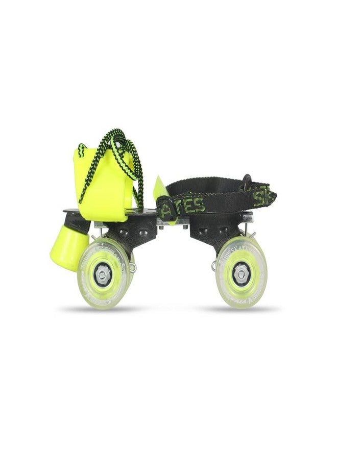 Viva Sonata Roller Skates | Adjustable 4 Wheel Skating Shoes | Very Smooth | Green | Outdoor Skates | - Image 2