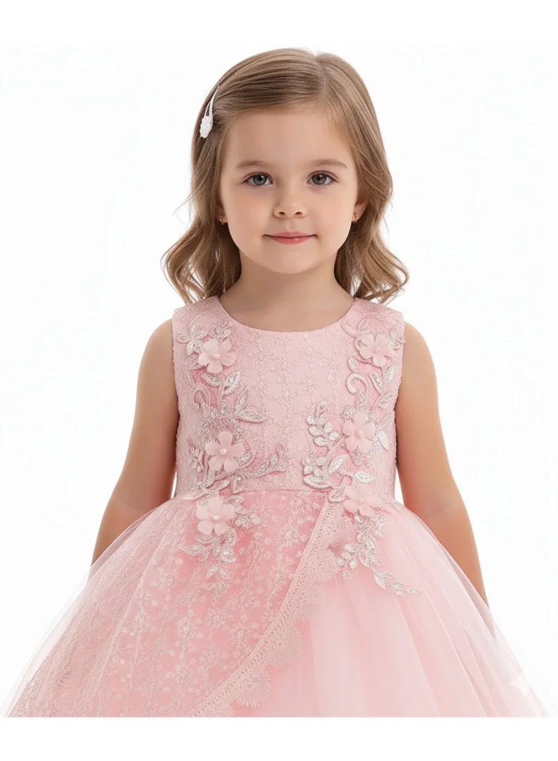 دىدانيالا فستان دانتيل وردي مزهر