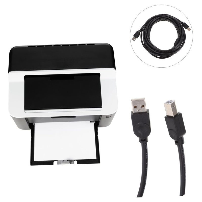 كابل طابعة USB من Lurrose بنواة نحاسية للاستخدام المكتبي، نقل بيانات عالي السرعة، كابل طباعة منزلي متين، إمداد طباعة خالٍ من الأخطاء، متوافق مع الماسحات الضوئية والطابعات - Image 5