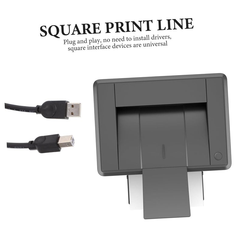 كابل طابعة USB من Lurrose بنواة نحاسية للاستخدام المكتبي، نقل بيانات عالي السرعة، كابل طباعة منزلي متين، إمداد طباعة خالٍ من الأخطاء، متوافق مع الماسحات الضوئية والطابعات - Image 3