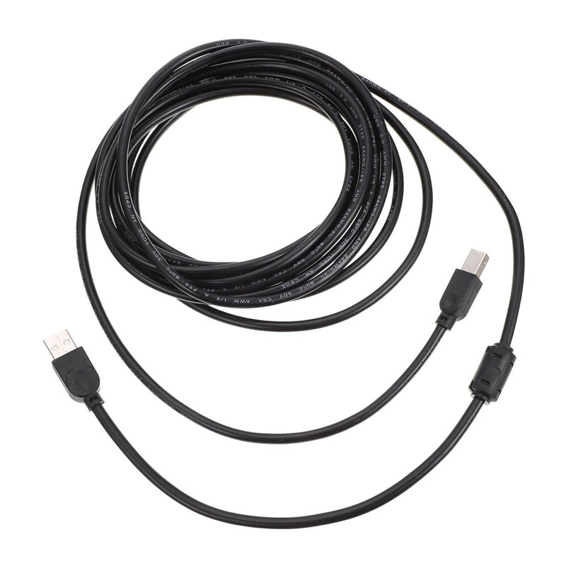كابل طابعة USB من Lurrose بنواة نحاسية للاستخدام المكتبي، نقل بيانات عالي السرعة، كابل طباعة منزلي متين، إمداد طباعة خالٍ من الأخطاء، متوافق مع الماسحات الضوئية والطابعات - Image 1