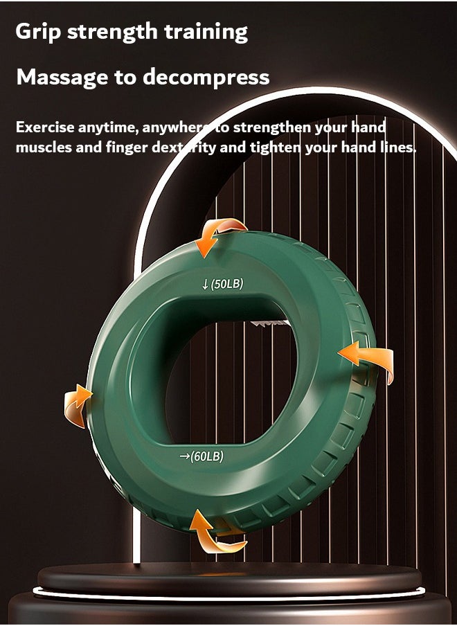 MAANGE Silicone Hand Grip Strengthener, Double Force Hand Exercise Ring, Fingers Forearms Grip Training Tool  - Image 4