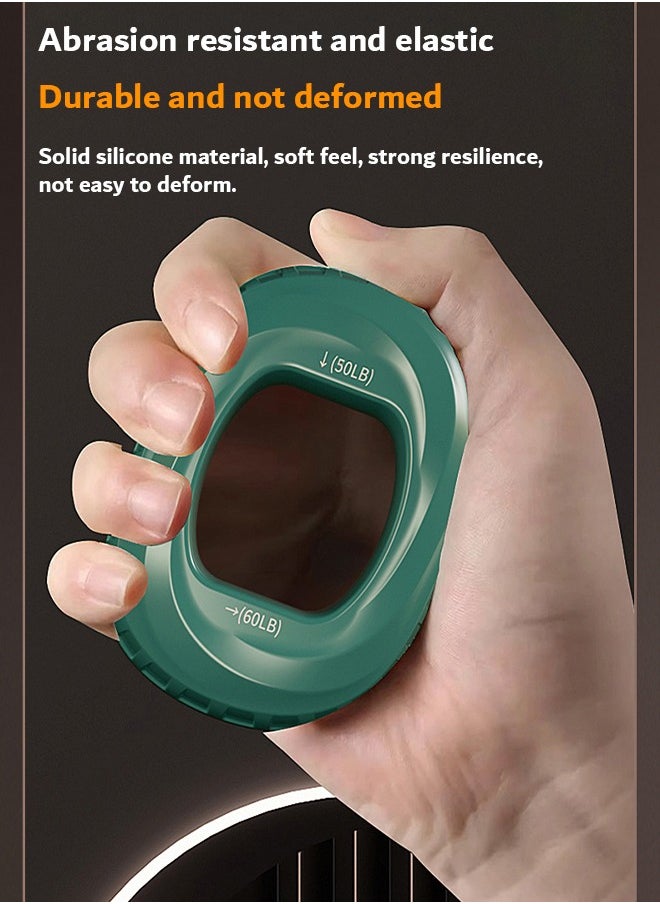 MAANGE Silicone Hand Grip Strengthener, Double Force Hand Exercise Ring, Fingers Forearms Grip Training Tool  - Image 5