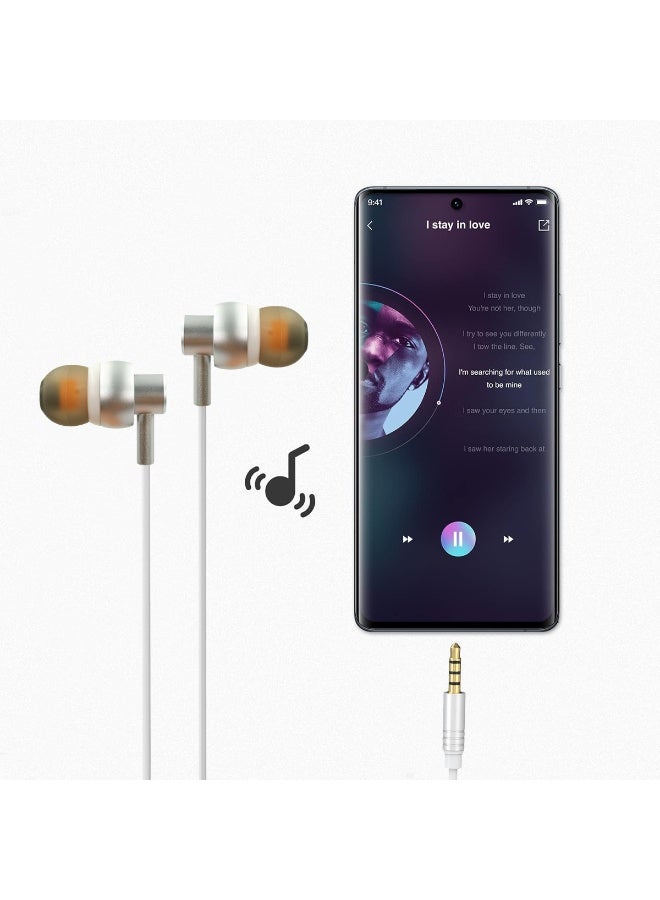 آیمی سماعات أذن ستيريو IMEEplus IM-EP116: صوت عالي الدقة مع مشغلات 10 مم، تصميم شبه مريح داخل الأذن، كابل TPE متين بطول 1.2 متر، صوت جهير قوي، وعناصر تحكم مدمجة (مقبس Aux 3.5 مم) - Image 2