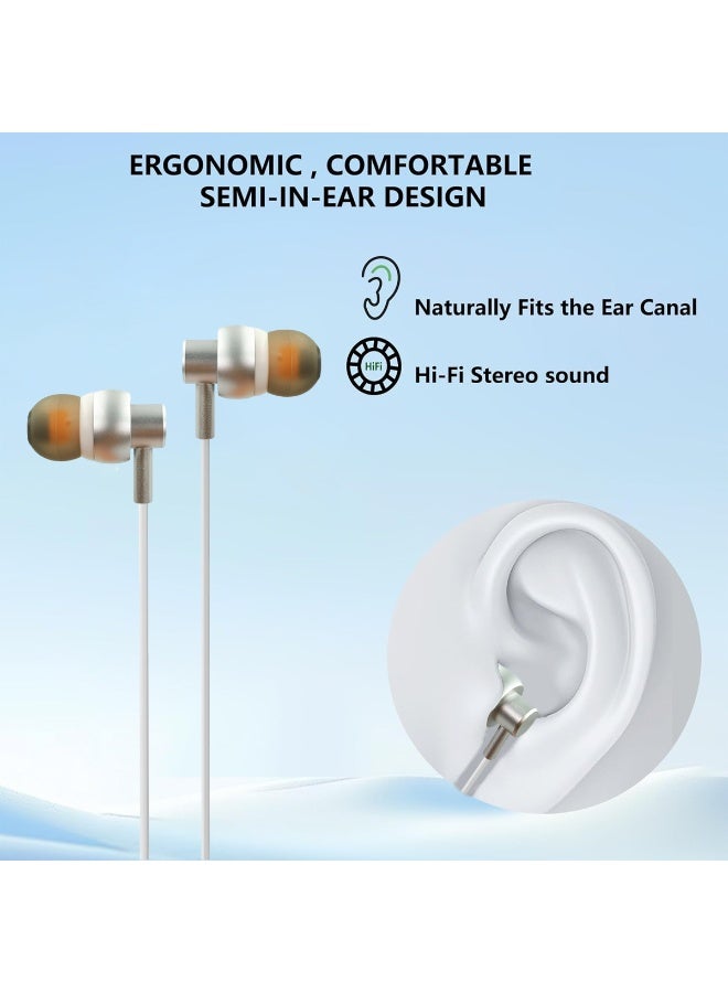 آیمی سماعات أذن ستيريو IMEEplus IM-EP116: صوت عالي الدقة مع مشغلات 10 مم، تصميم شبه مريح داخل الأذن، كابل TPE متين بطول 1.2 متر، صوت جهير قوي، وعناصر تحكم مدمجة (مقبس Aux 3.5 مم) - Image 5