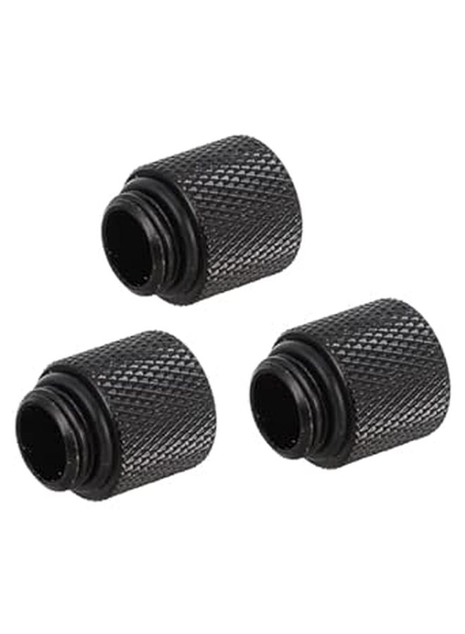 3pcs Pass Through Coupling Connector Rotatable Liquid Cooling Extensions - Image 1