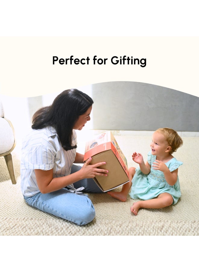 Curious Cub مطرقة خشبية كروية للطرق مع صندوق حالة  مهارات حركية دقيقة وألعاب حسية  مجموعة ألعاب تعليمية مبكرة من مونتيسوري للأطفال (6 أشهر - 2 سنوات) - Image 5