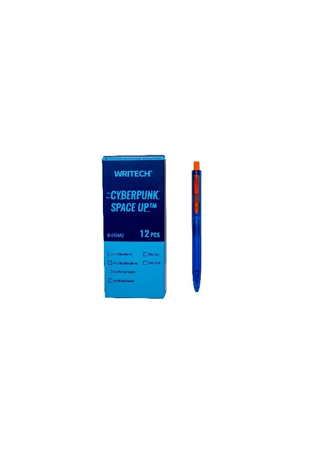 Writech Space Up CYBER GEL Blue 12pcs