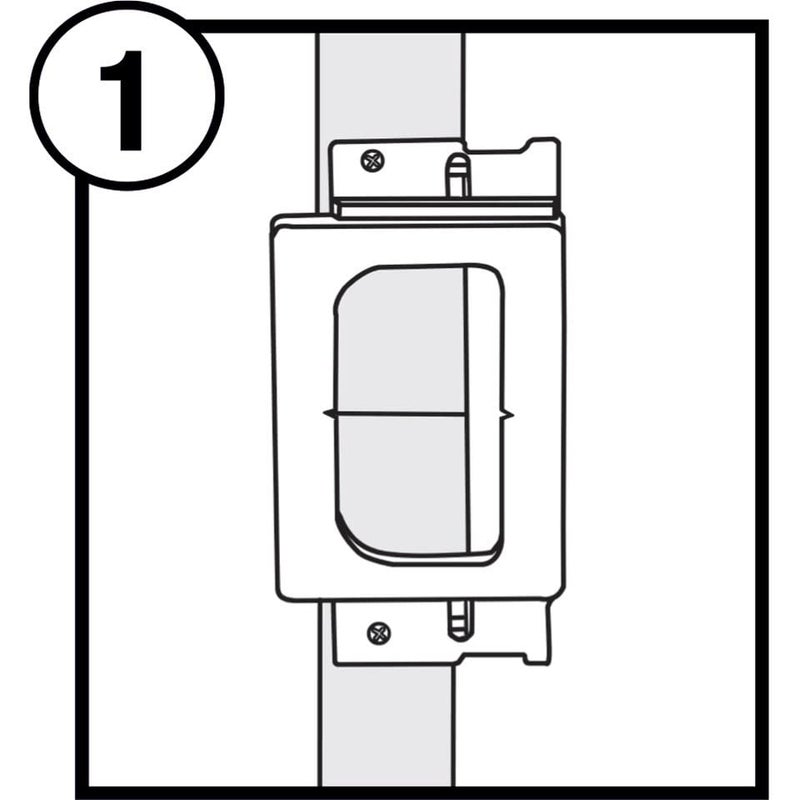 Milescraft 1222 Hinge Mate 150 â€“ Door Hinge Installation Kit/Mortiser Template, Door Hinge Jig, Door Router Template fits 3â€ and 3.5â€ Hinges, Fits Most Doors - Image 2