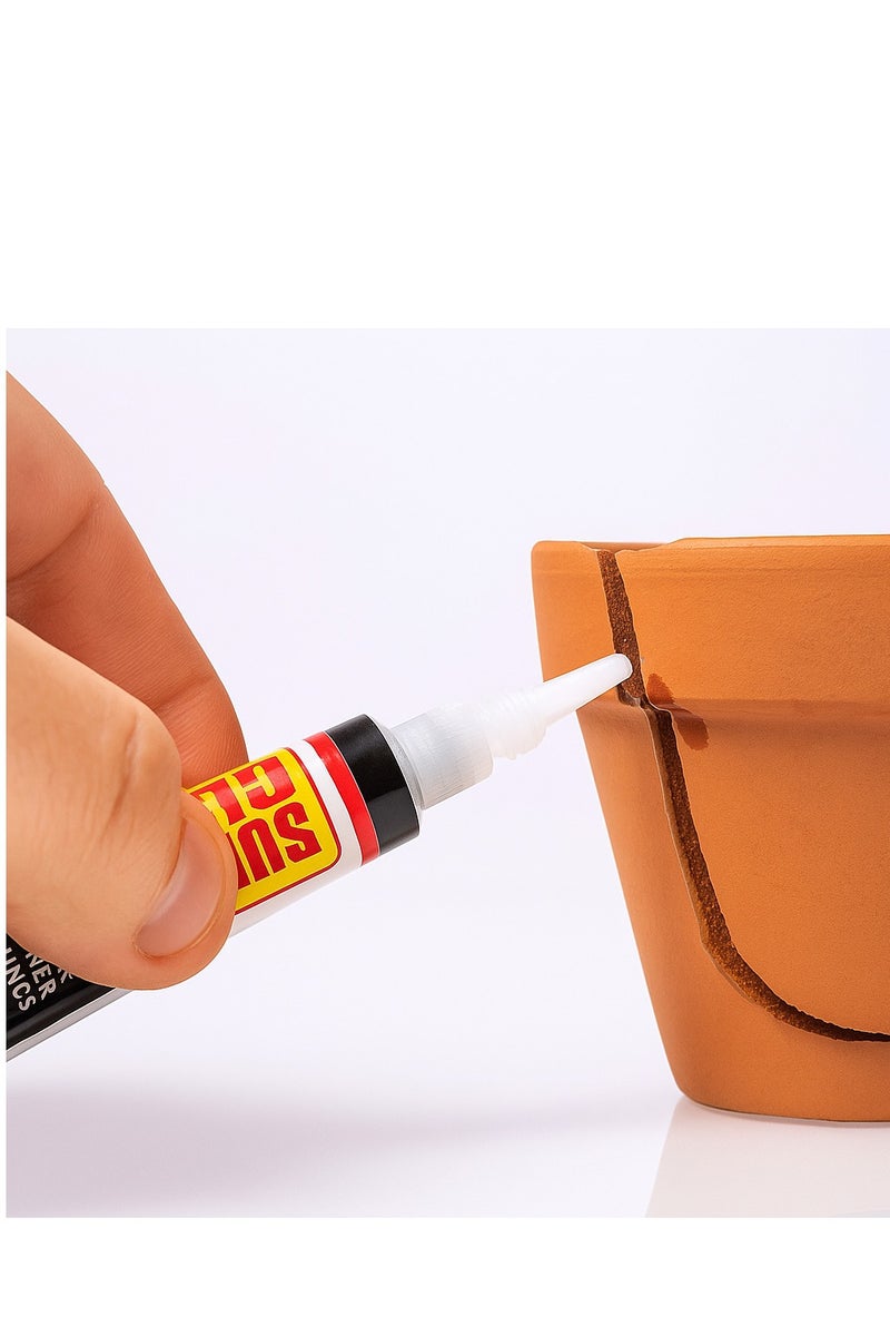 Super Glue Super Glue 3g – Ultra-Strong Adhesive for Plastics, Metal, Wood, Rubber, Paper & Leather (12-Pack) - Image 4