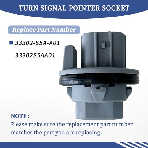 Getfarway Turn Signal Pointer Socket 33302-S5A-A01 Compatible with 2007-2015 Acura RDX, 2004-2008 Acura TL, 2011-2014 Acura TSX, 2001-2003 Honda Civic, 2002-2004, 2012-2016 Honda CR-V, Plug and Play - Image 3