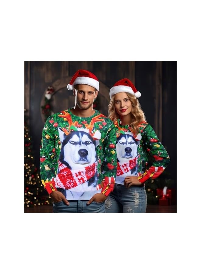 Mens/Womens Ugliest Christmas Sweatshirt 3D Unique Hilarious Graphic Pullover Shirt S-4XL - Image 3