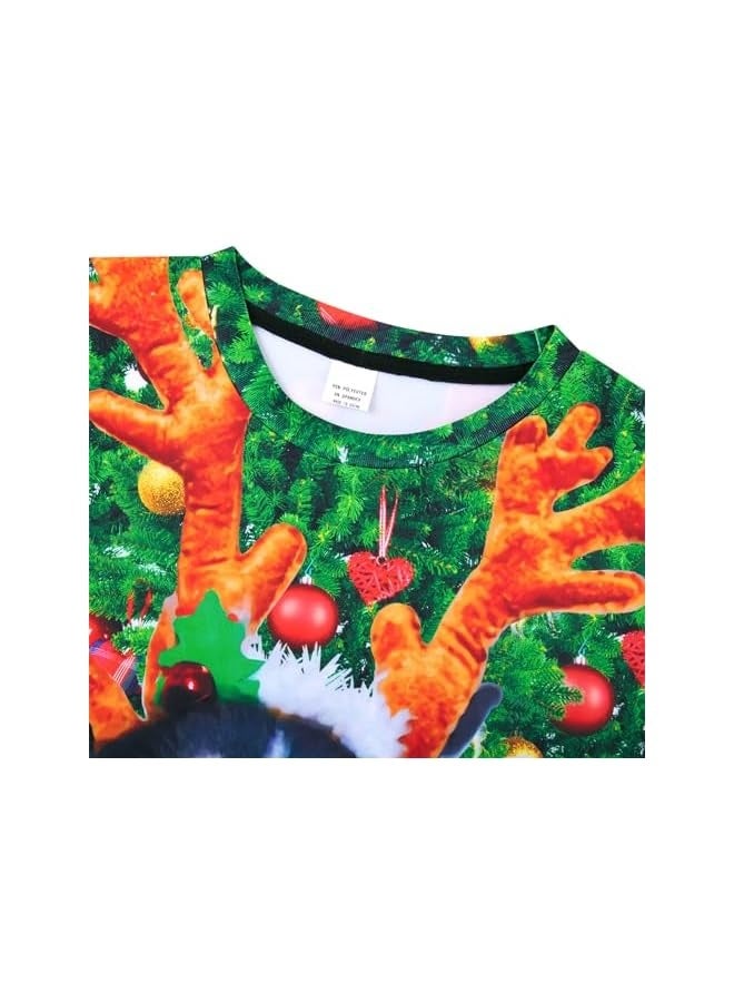 Mens/Womens Ugliest Christmas Sweatshirt 3D Unique Hilarious Graphic Pullover Shirt S-4XL - Image 4