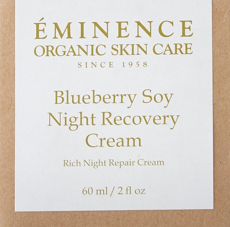 Eminence Blueberry Soy Night Recovery Cream - 60ml Anti-Aging Moisturizer - Image 2
