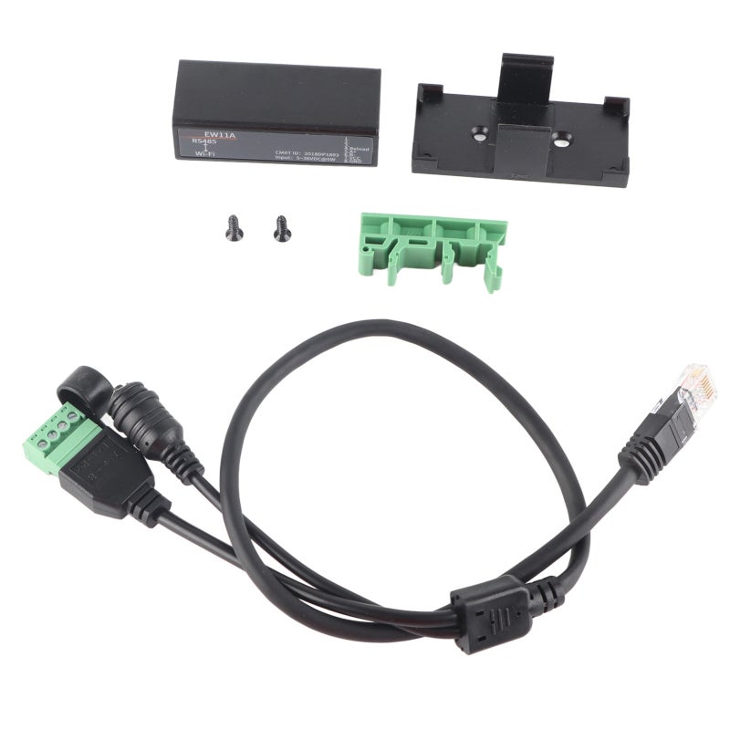 ELFIN RS485 To WiFi Serial Server: 18 X 26 X 61mm Built-In Antenna - Multiple Data Encryption Methods ModbusTCP Support For Industrial Automation & IoT Applications - Image 1