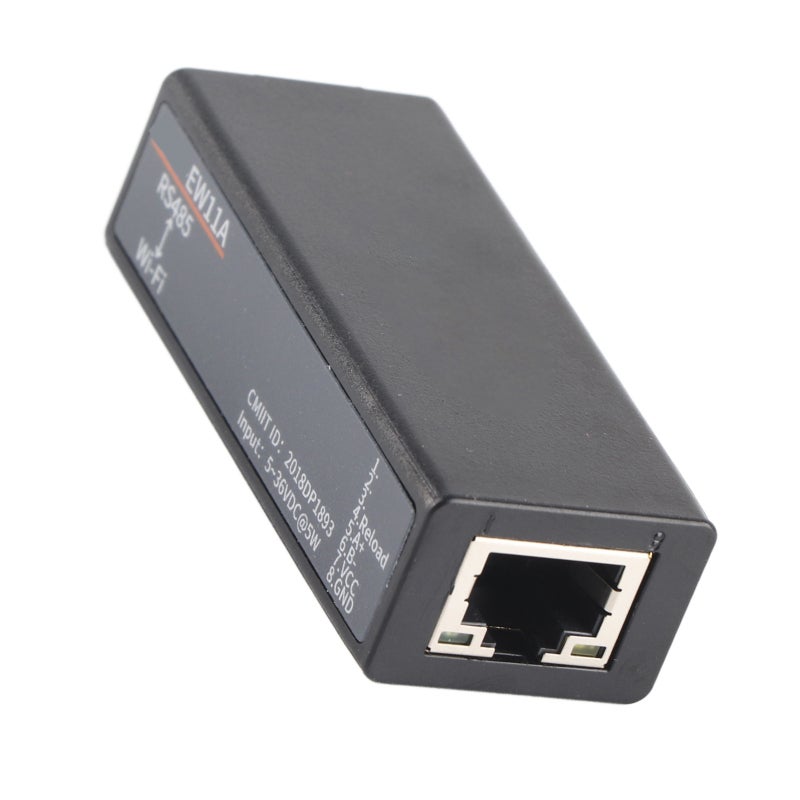 ELFIN RS485 To WiFi Serial Server: 18 X 26 X 61mm Built-In Antenna - Multiple Data Encryption Methods ModbusTCP Support For Industrial Automation & IoT Applications - Image 5