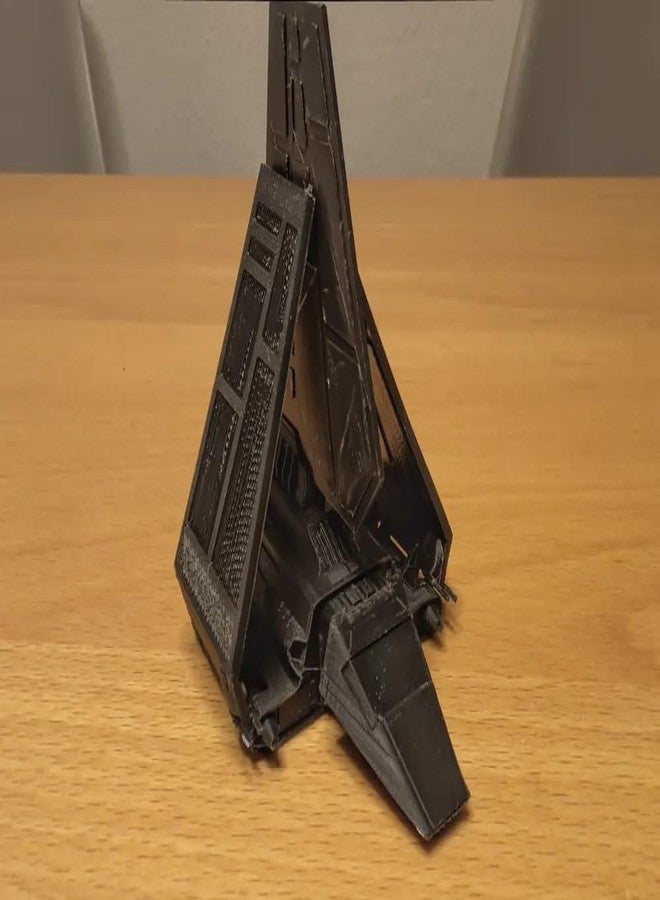 Beoals Imperial Shuttle Model Kit, Grey Plastic Construction Set, Collectible Display Piece - Image 4