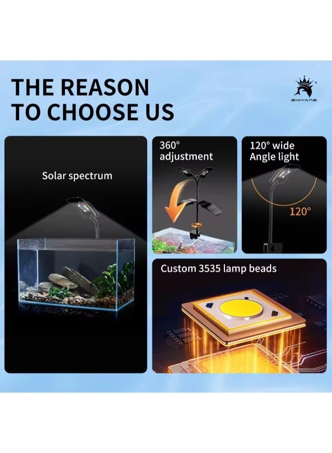 ZHIYANG Multi-Functional USB Clip LED Light with 3 Control Modes and 10 Level Brightness - Image 5