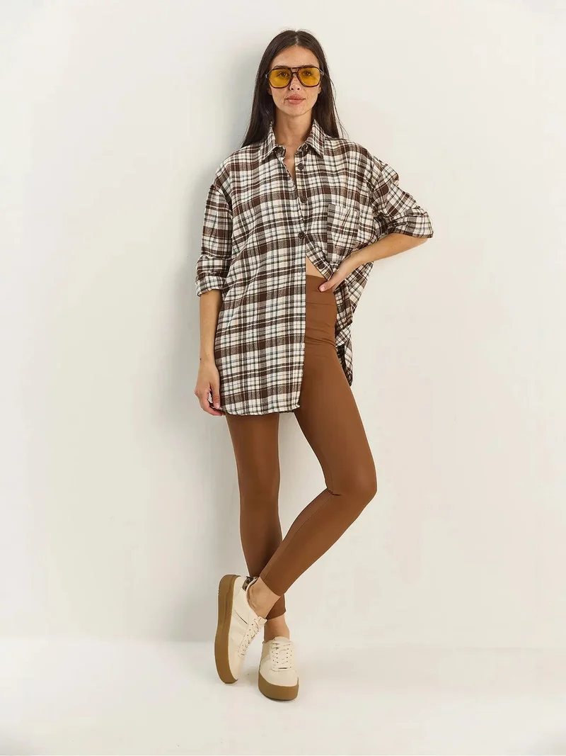 Bianco Lucci LUCCI Faux Leather Legging