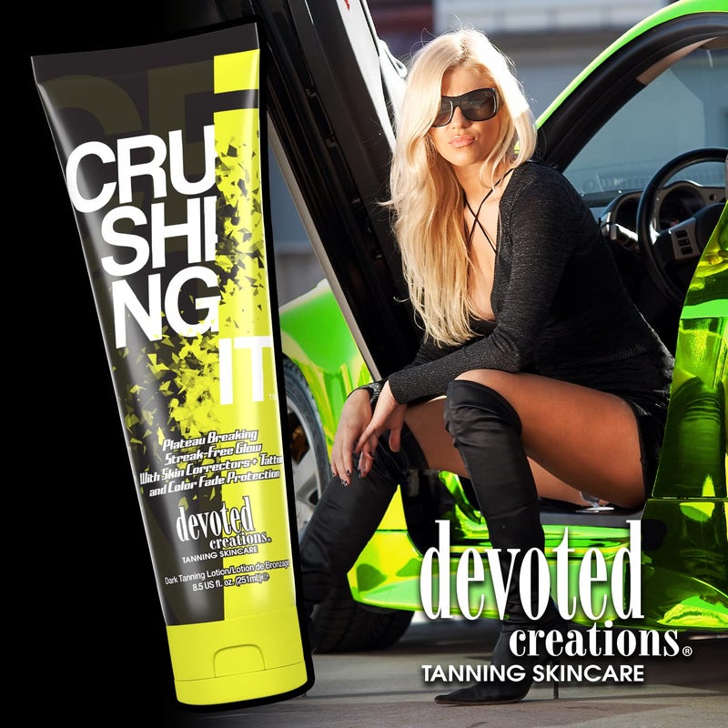 Devoted Creations Crushing It Dark Tanning Lotion 8.5 oz - Image 4