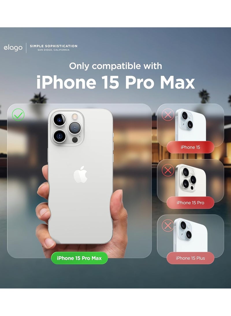 elago Liquid Silicone for iPhone 15 Pro MAX case cover Full Body Protection, Shockproof, Slim, Anti-Scratch Soft Microfiber Lining - Soft Mint - Image 2