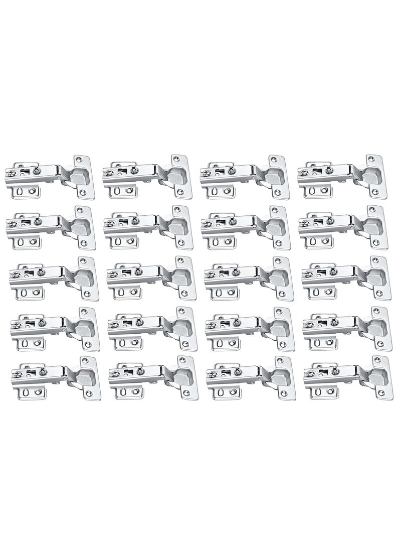 Redwud Redwud Steel Auto Concealed Hinges 0 Degree Full Overlay 2 Pair Pack Pack of 10  - Image 1