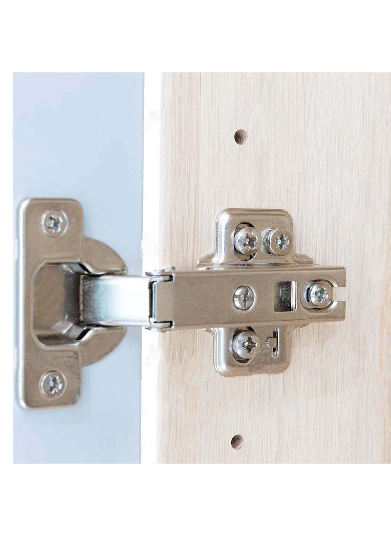Redwud Redwud Steel Auto Concealed Hinges 0 Degree Full Overlay 2 Pair Pack Pack of 10  - Image 5