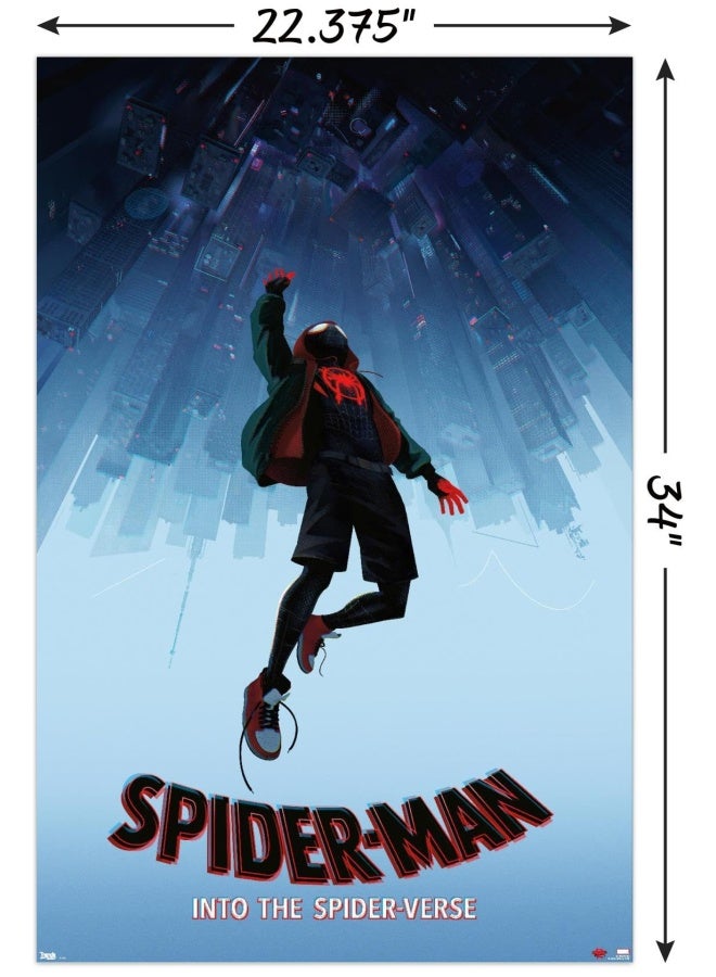 Trends International Trends International Marvel SpiderMan  Into The SpiderVerse  Falling Wall Poster 22375 x 34 Unframed Version  - Image 3