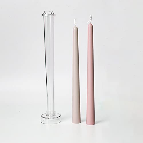 tokerut 2Pack Candle 10.2 Inch Large Molds Candle Making Supplies Wedding Candle Mold Classic Dinner Candle Mold - Image 4