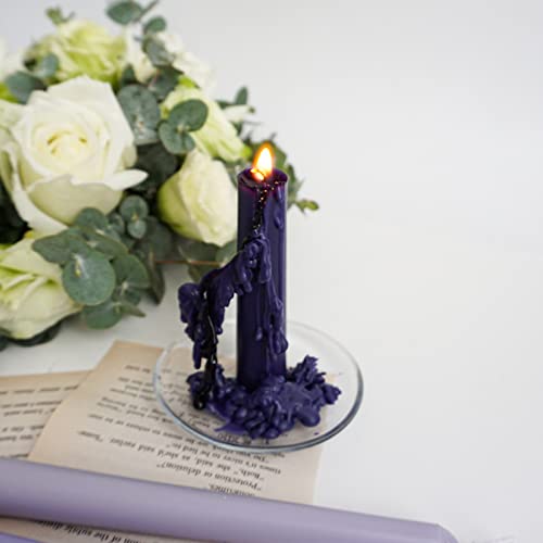 tokerut 2Pack Candle 10.2 Inch Large Molds Candle Making Supplies Wedding Candle Mold Classic Dinner Candle Mold - Image 3