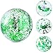 Hsei 3 Pcs Inflatable Beach Ball 16 Inch Glitter Summer Swimming Pool Disco Balls with Confetti Floatable Blow up Toys Decorations for Beach Wedding Outdoor birthday Party FavorGreen - Image 5
