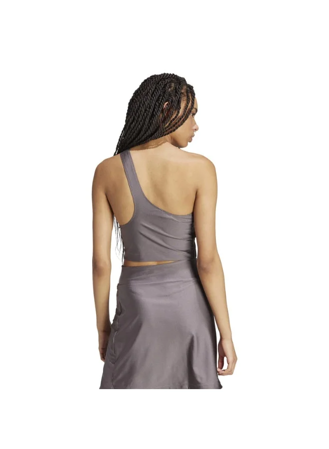adidas Originals adidas SPANDEX CROP Brown Originals Women TOPS