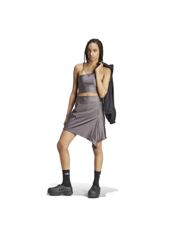 adidas Originals adidas SPANDEX CROP Brown Originals Women TOPS