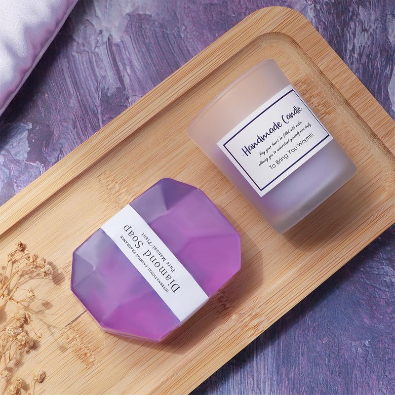 Makbeaty Spa Gift Set for Women, 8PCS Bath Gift Set with Gift Box, Lavender Self Care Spa Gifts, Relaxation Spa Gift Set, Luxury Birthday Spa Gift Set for Mom, Wife, Sister, Best Friend - Image 2