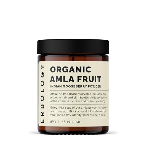 Erbology Organic Amla Powder 32 oz 45 Servings Indian Gooseberry Skin and Hair Regeneration Rich in Vitamin C Sustainably Sourced Straight from Farm in India Small Batch GMOFree - Image 2