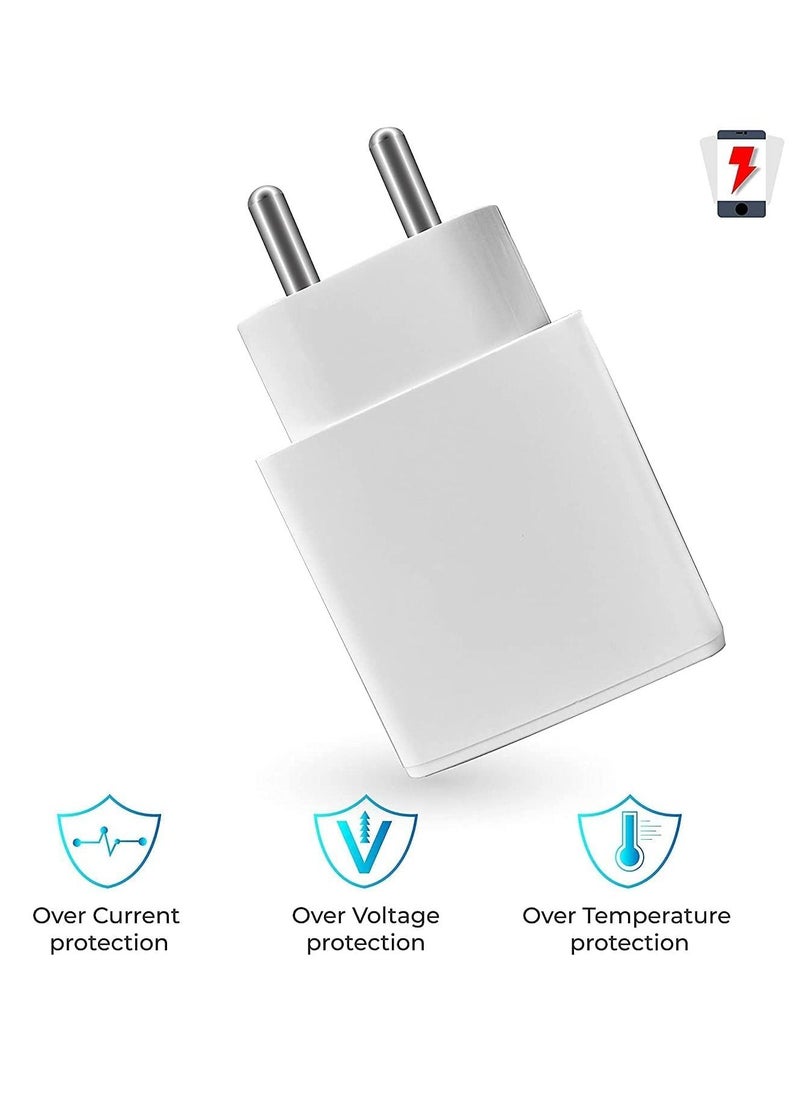 Generic - Fast Charger for All Vivo Mobile Y21L Y51L V7 Y6 VIVO V11 PRO V11 PRO Vivo V5 Vivo V15 Pro, V7 Plus, Y81, Y93, Z1 Pro, S1, U10, V15 Pro, Y15 2019, V15, Y17, Y12, Y90, V11 Pro, Y91, Y91i, V9, Y91, Y95 - Image 1