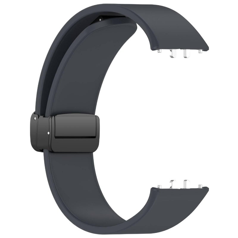 سوار ساعة ذكية باللون رمادي قابل للتعديل رياضي من السيليكون متوافق مع Samsung Galaxy Watch بملاءمة قابلة للتعديل وحزام ناعم للاستبدال اليومي - Image 1