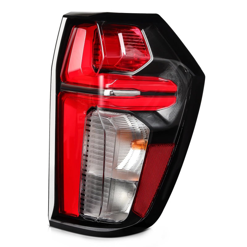 LBRST LED Tail Light Assembly with 20212023 for Chevy Suburban Tahoe with LED Red Lens Chrome Brake Light Rear Lamps Passenger Side GM2801322 84849417